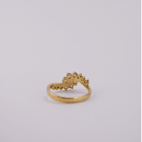 ring goud 9K met CZ