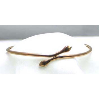 Gouden 9K armband slang