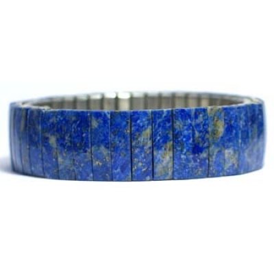 bracelet lapis lazuli 15mm