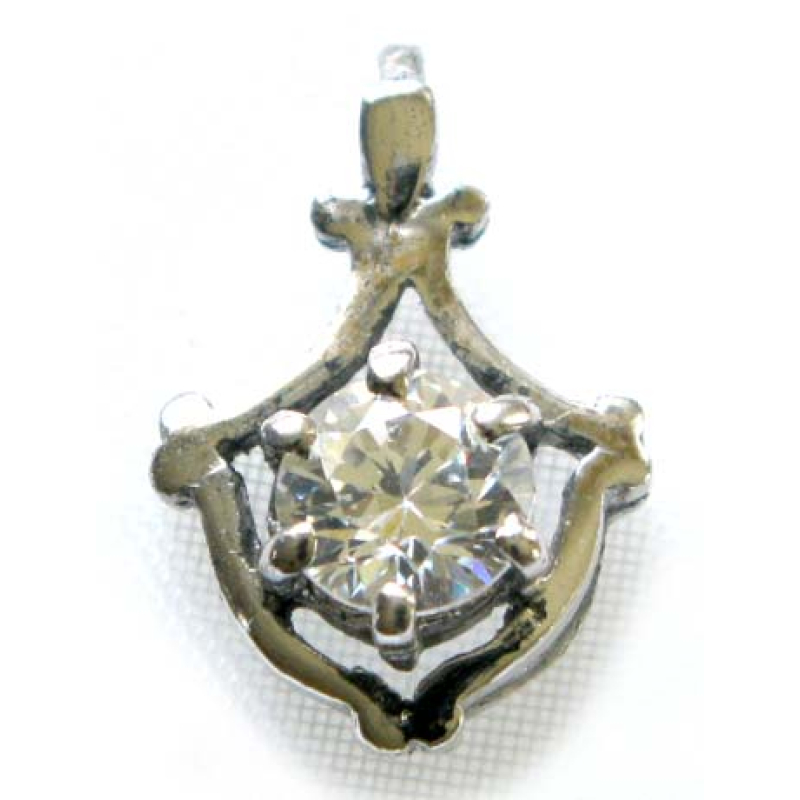 pendant silver 925 with cubic zirconia
