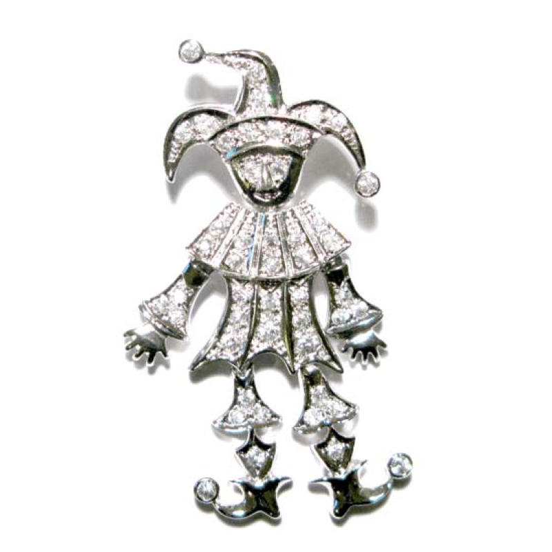 hanger zilver met cubic zirconia