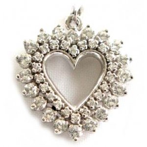 pendant silver 925 with cubic zirconia