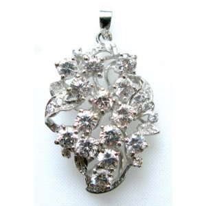 pendant silver 925 with cubic zirconia