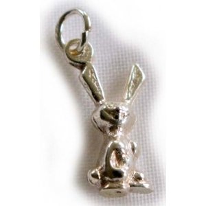 pendentif argent lapin