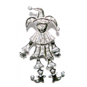 hanger zilver met cubic zirconia