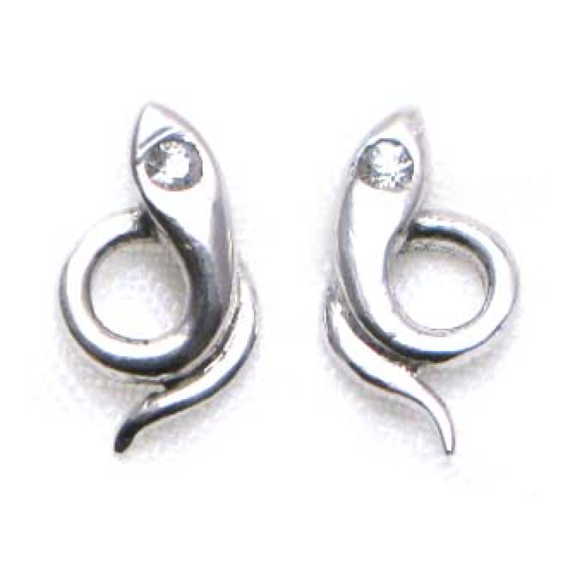 oorbel zilver met cz