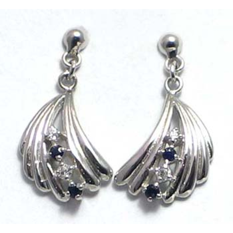 oorbel zilver 925 met cz