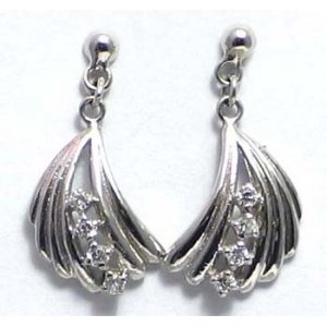 oorbel zilver 925 met cz