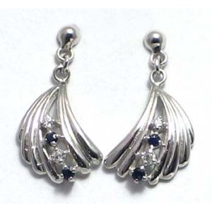 oorbel zilver 925 met cz