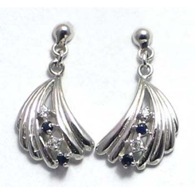 oorbel zilver 925 met cz