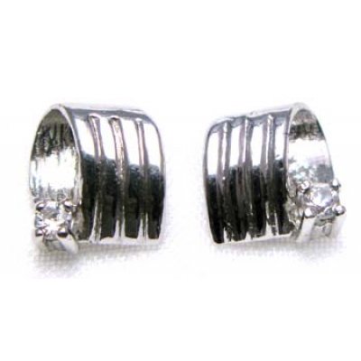 oorbel zilver 925 met cz