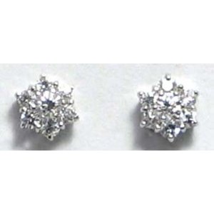 oorbel zilver 925 met cz