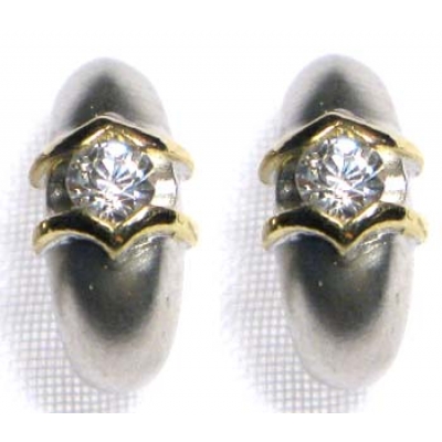 oorbel zilver met cz