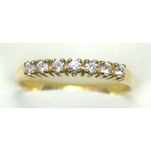 ring goud 9K met CZ