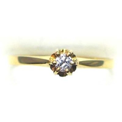 ring gold 9K with CZ