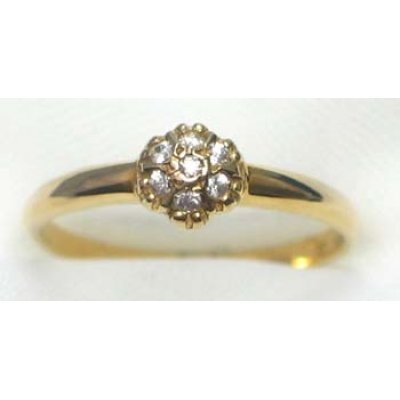 ring gold 9K with CZ
