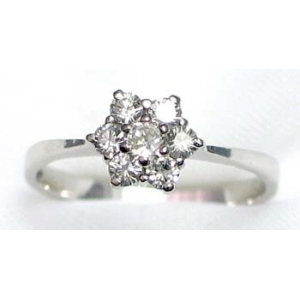 bague argent 925 rhod avec CZ