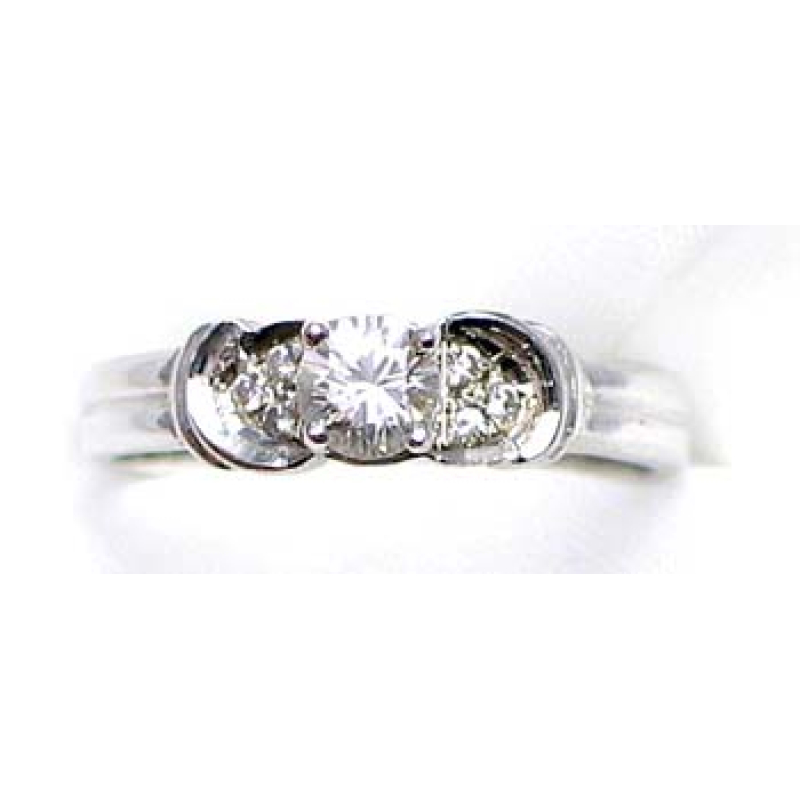 bague argent 925 rhod avec CZ