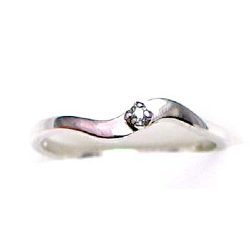 bague argent 925 rhod avec CZ