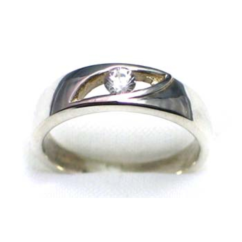 bague argent 925 avec CZ