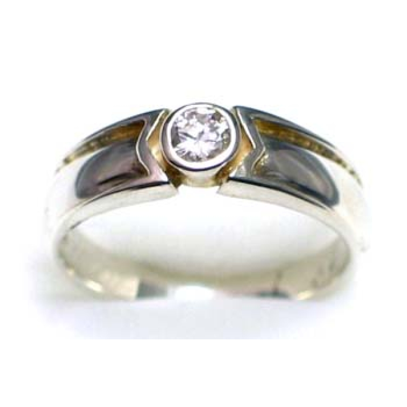 bague argent 925 avec CZ
