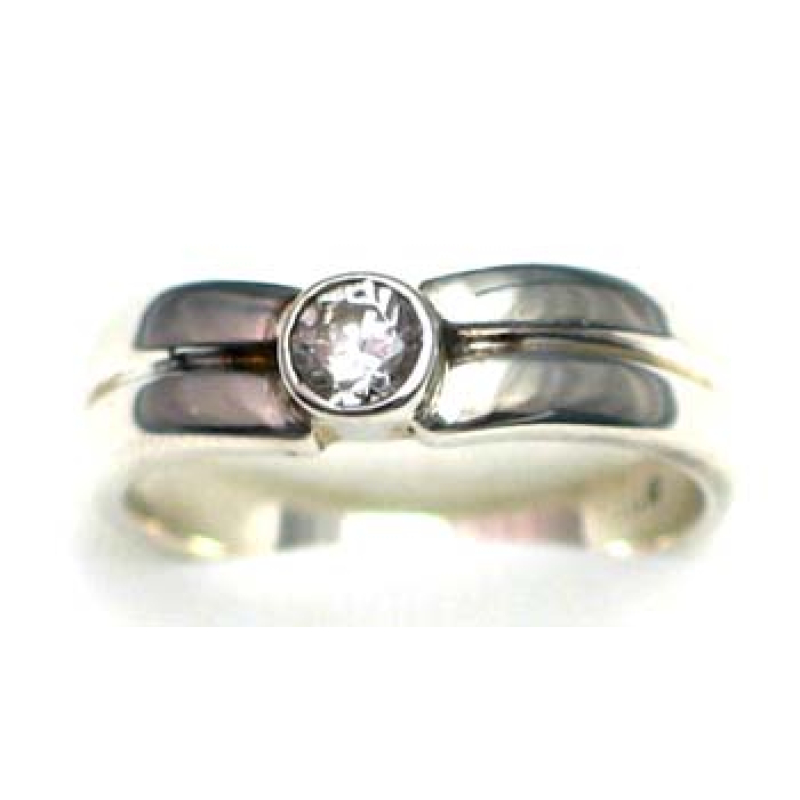 bague argent 925 avec CZ