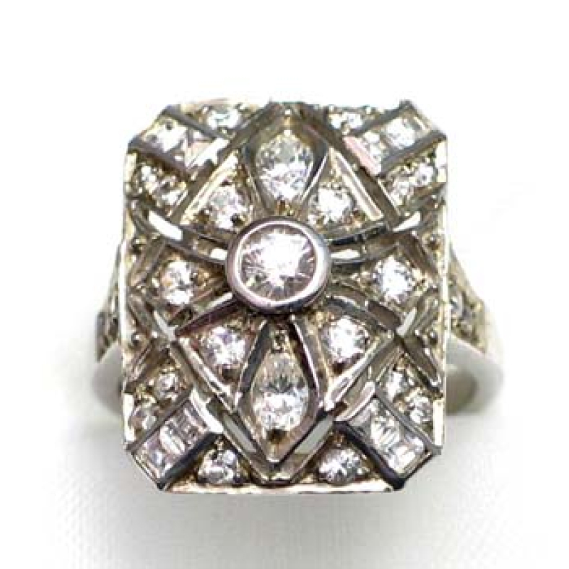 bague argent 925 avec CZ