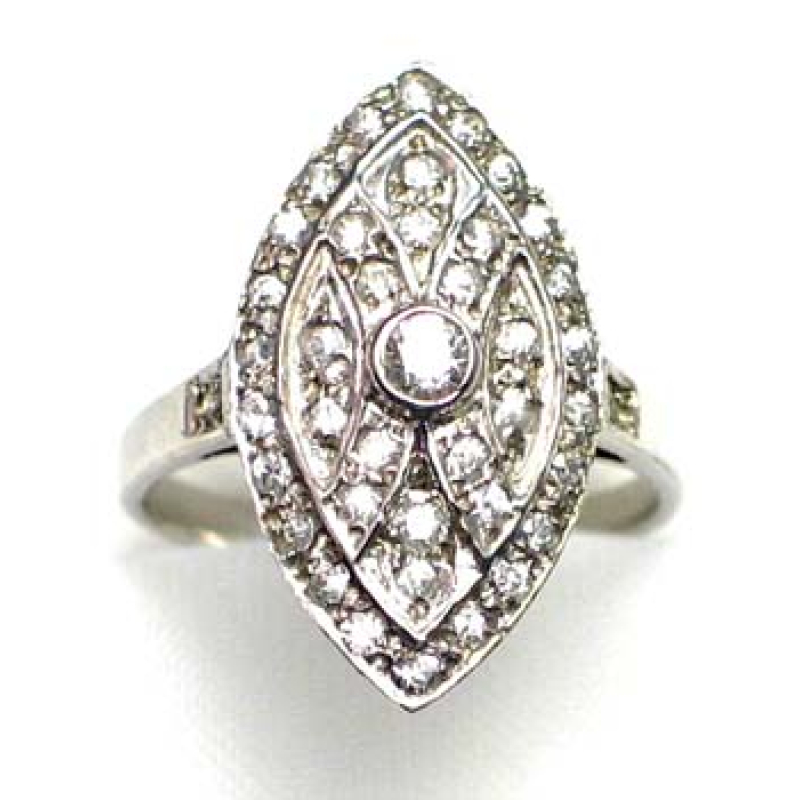 bague argent 925 avec CZ
