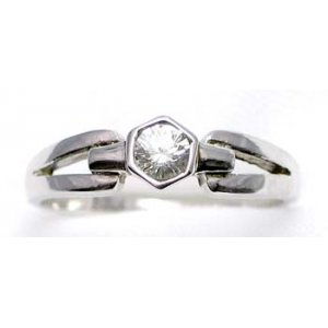 ring zilver 925 rhod met CZ