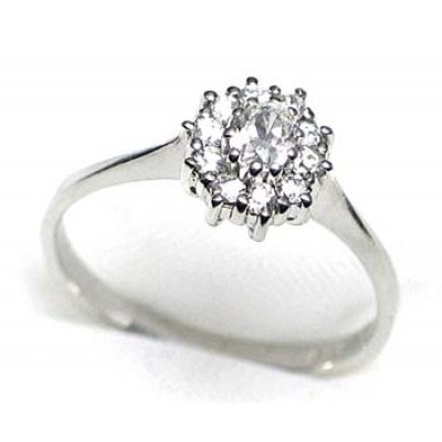 ring silver 925 rhod with CZ