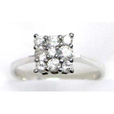 bague argent 925 rhod avec CZ