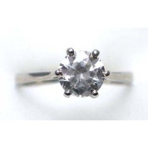 bague argent 925 rhod avec CZ