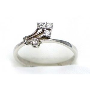 ring zilver 925 rhod met CZ