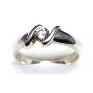 bague argent 925 avec CZ