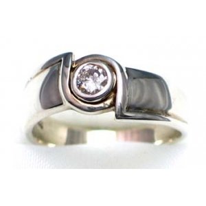 bague argent 925 avec CZ