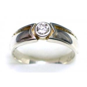 bague argent 925 avec CZ