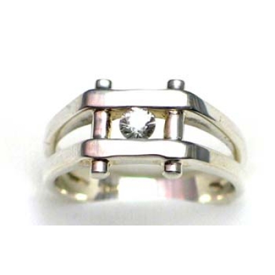 bague argent 925 avec CZ