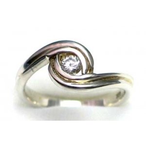 bague argent 925 avec CZ