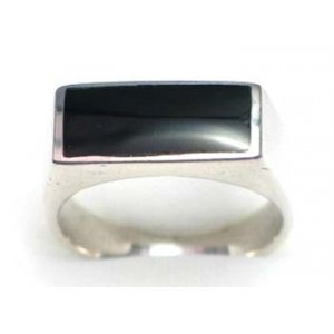 ring silver 925 with onyx