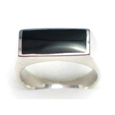 bague argent 925 avec onyx