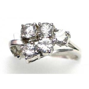 bague argent 925 avec CZ