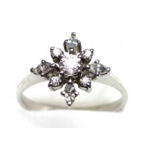 bague argent 925 avec CZ
