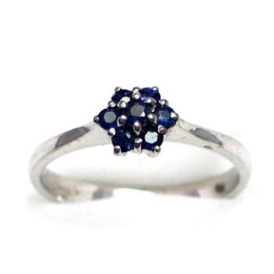 ring silver 925 with sapphire 