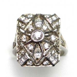 bague argent 925 avec CZ
