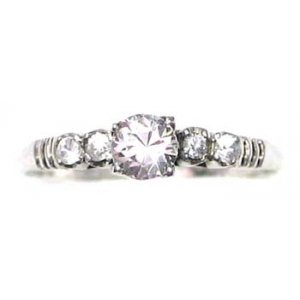 bague argent 925 avec CZ
