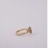 ring goud 9K met CZ