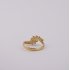 ring goud 9K met CZ