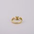 ring goud 9K met CZ