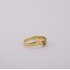 ring goud 9K met CZ