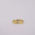 ring goud 9K met CZ